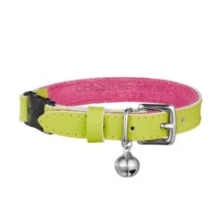 Collier Pour Chat En Cuir Louis Wain -Chats Chiens Fournitures Magasin Cheshire WainLouisWainCatCollarLuxury ChartreuseGreen 1800x1800 ed765d93 a8b0 4efd 970d 3a467df7b266