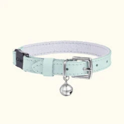 Collier Pour Chat Rococo (3 Couleurs) -Chats Chiens Fournitures Magasin Cheshire WainLuxuryCatCollarLeatherLightBlue 1800x1800 85a817bf b659 416e 9098 c79f76bc6b4a