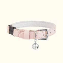 Collier Pour Chat Rococo (3 Couleurs) -Chats Chiens Fournitures Magasin Cheshire WainLuxuryLeatherCatCollarPowderPink 1800x1800 4d3e9f80 e372 4392 9c56 ac76d458480d