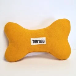Jeu Os Pour Chien En Lin Naturel -Chats Chiens Fournitures Magasin JouetpourchienNonosJauneCurrytailleL TouYou 1024x1024 2x 9104a4d2 409b 4289 9df5 335a9b137215