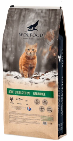 Croquettes Wolfood Chat Stérilisé