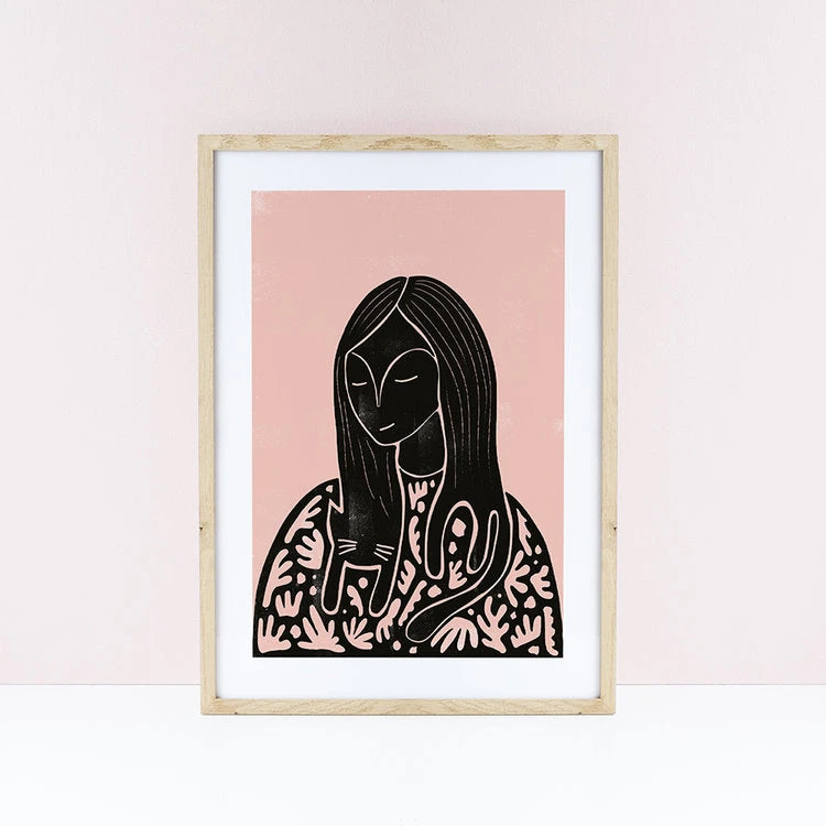 Affiche Chat Catisse Cat Lady 1 Affiche Chat Catisse Cat Lady