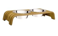 Double écuelle DogBar S - Petits Chien (6 Finitions) -Chats Chiens Fournitures Magasin dogBar S zebrano 1024x1024 2x a00bceea b685 4f2e b59f e7081a95c378