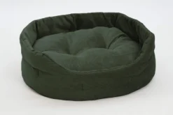 Panier Rond Chelsea Velours Côtelé -Chats Chiens Fournitures Magasin hundekoerbchen chelsea forrest green 2 scaled
