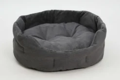 Panier Rond Chelsea Velours Côtelé -Chats Chiens Fournitures Magasin hundekoerbchen chelsea graphit 2 scaled