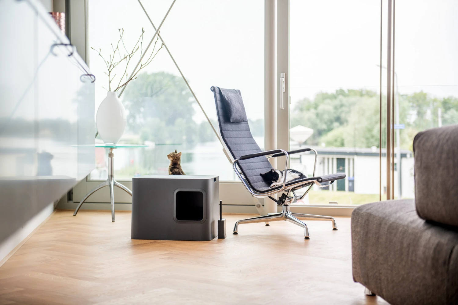 Bac à Litière Pour Chat Hoopo® Dome 4 Bac à Litière Pour Chat Hoopo® Dome – Image 4