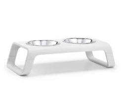 Double écuelle Design Pour Chat Desco Nordique (5 Finitions) -Chats Chiens Fournitures Magasin mc g06 006 02 s eat desco ash white stained