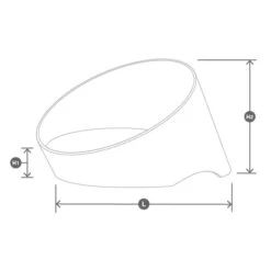 Panier Pour Chien Et Chat Design Covo -Chats Chiens Fournitures Magasin miacara cane sleep covo product sizes