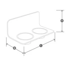 Bols Surélevés Pour Chien Arco -Chats Chiens Fournitures Magasin miacara product sizes arco