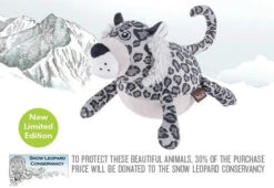 PLAY Peluche Leo Le Léopard Des Neiges Collection Safari -Chats Chiens Fournitures Magasin play safari toy limited edition snow leopard 6 web res