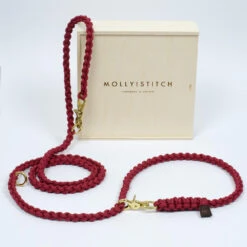 Laisse Pour Chien En Corde Réglable (11 Couleurs) -Chats Chiens Fournitures Magasin sl1509 sport 200 redwine 2