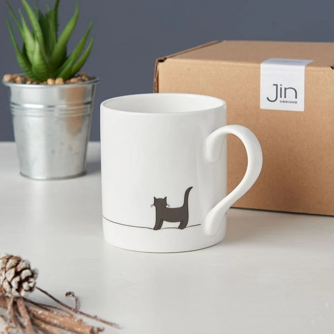 Tasse Chat Debout Jin Design 1 Tasse Chat Debout Jin Design