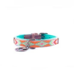 Collier En Cuir Tiger Lily Dwam -Chats Chiens Fournitures Magasin tiger lily 2 cm collar xxs 4937 en G