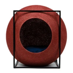 Le Cube Meyou -Chats Chiens Fournitures Magasin web cat cube metal clay meyou paris front