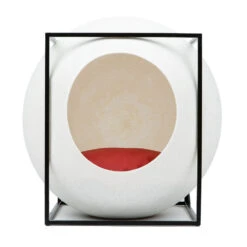 Chats Chiens Fournitures Magasin -Chats Chiens Fournitures Magasin web cat cube metal ivory meyou paris front