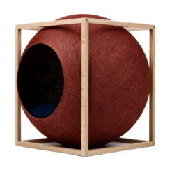 Le Cube Meyou -Chats Chiens Fournitures Magasin web cat cube wood clay meyou paris side